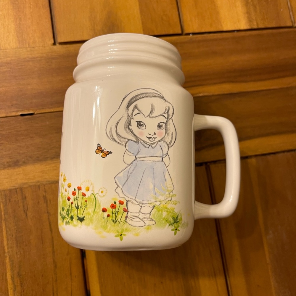 Disney Store Animators' Collection Mason Jar Ceramic Mug